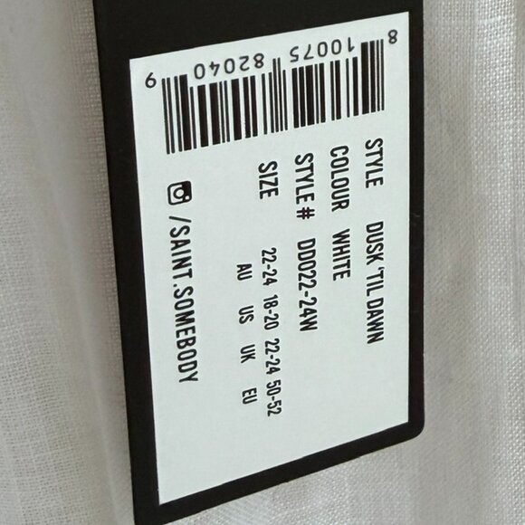 NWT- Saint Somebody- Linen Beach Robe- Size 18-20 - Picture 10 of 10